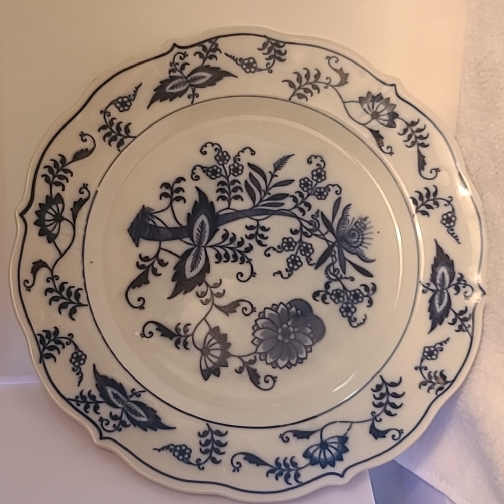 Blue Danube vintage breakfast plate